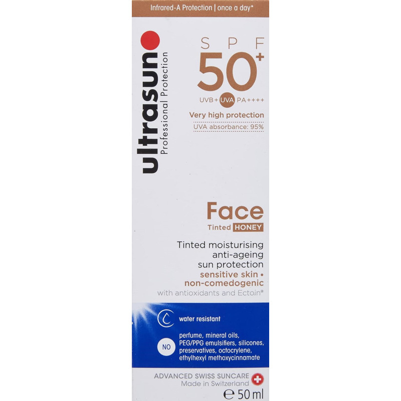 Ultrasun 50+ spf Tinted Face Cream, Currently priced at £21.78